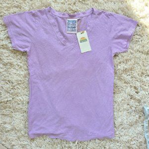 NWT Jungmaven Paige V Neck Tee Size XS